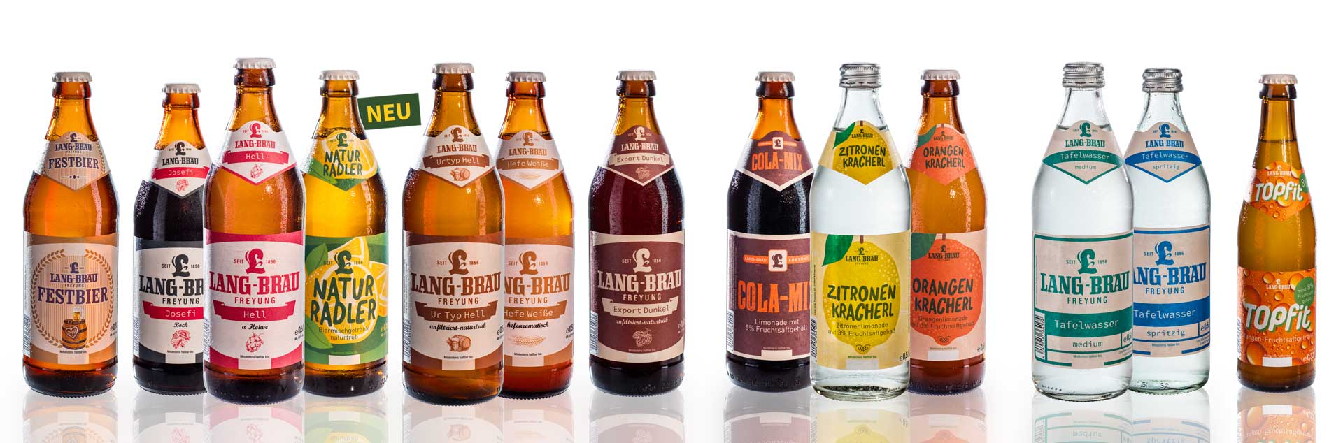 Lang Bräu Sortiment