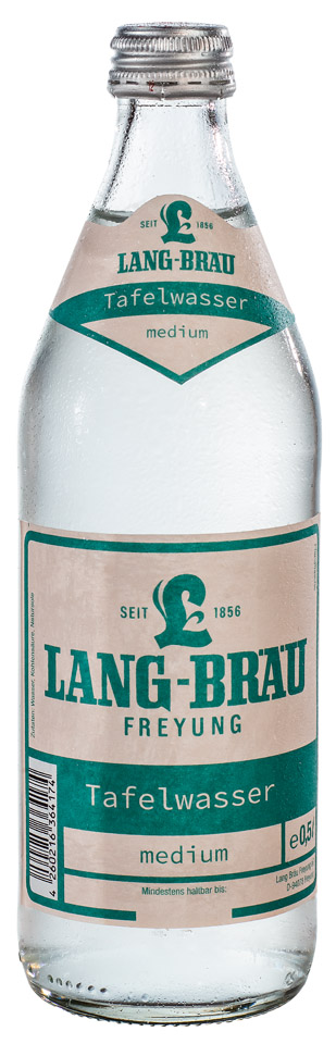 Lang Bräu Tafelwasser medium